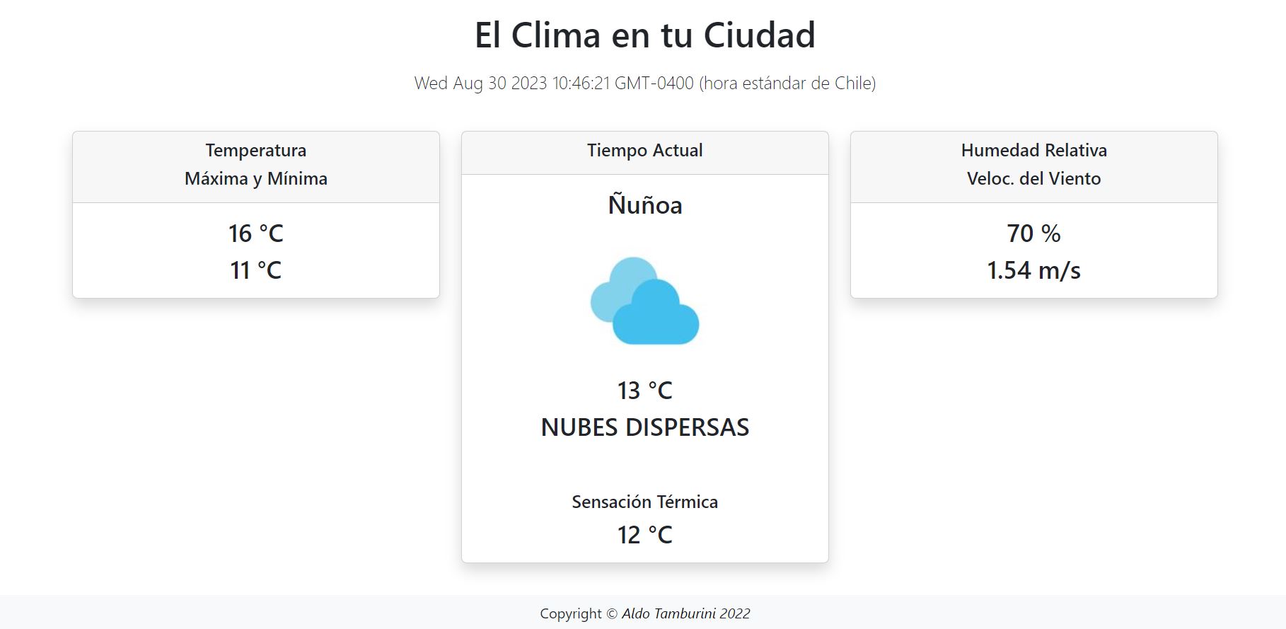 API REST Clima 2